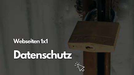 Datenschutz auf Webseiten