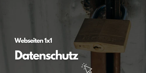 Datenschutz auf Webseiten
