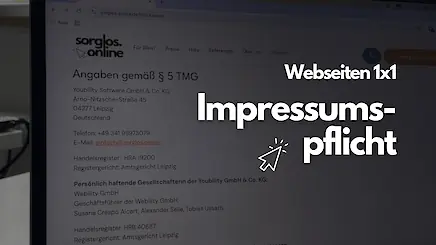 Impressumspflicht erklärt