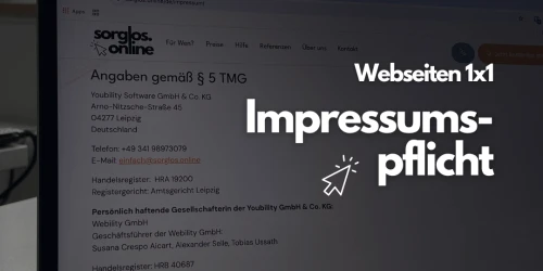 Impressumspflicht erklärt