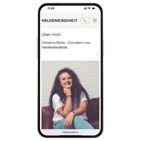 Heldenkindheit von Christina Binta: Ein professioneller Webauftritt für wertschätzende Fortbildungen - Bild 1