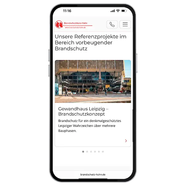 Brandschutzbüro Jürgen Hahn macht mit neuer Website Kompetenz sichtbar - Bild 2