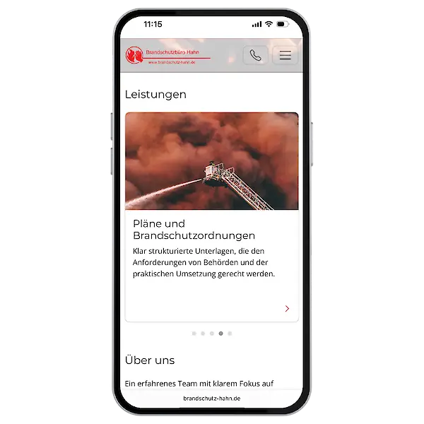 Brandschutzbüro Jürgen Hahn macht mit neuer Website Kompetenz sichtbar - Bild 1