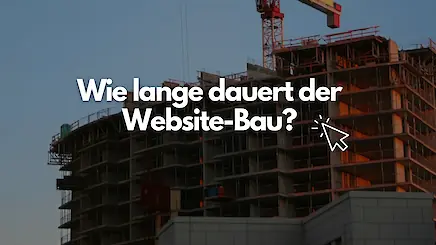 Wie lange dauert es, eine Website zu bauen?